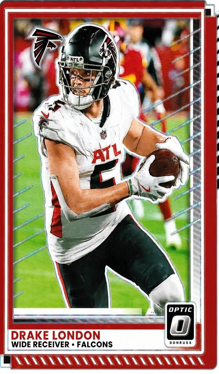 Drake London 2025 Donruss Optic Football card
