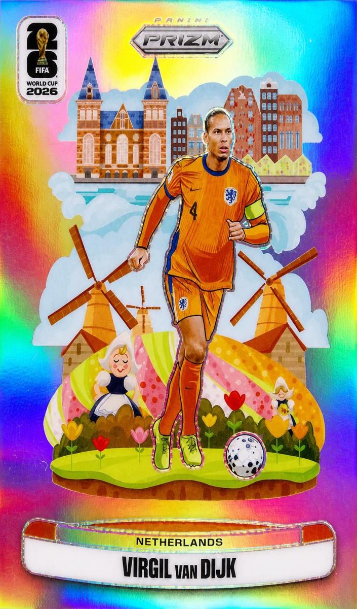 2026 Panini Prizm FIFA World Cup Virgil van Dijk #18 card