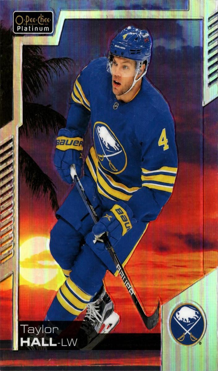 2020 O-Pee-Chee Platinum Taylor Hall [Sunset] #96 card