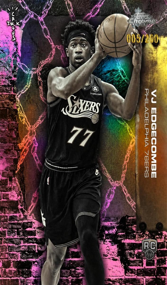 2025 VJ Edgecombe [Pink Refractor] #63