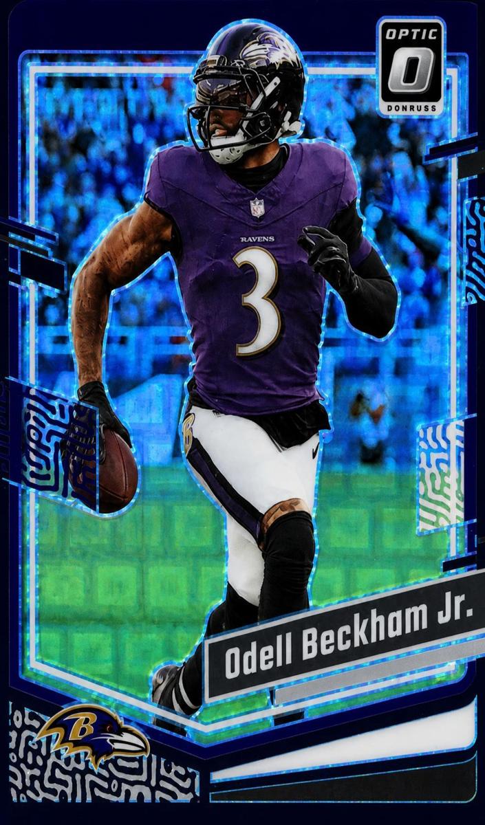 Odell Beckham Jr. 2023 Donruss Optic Football card