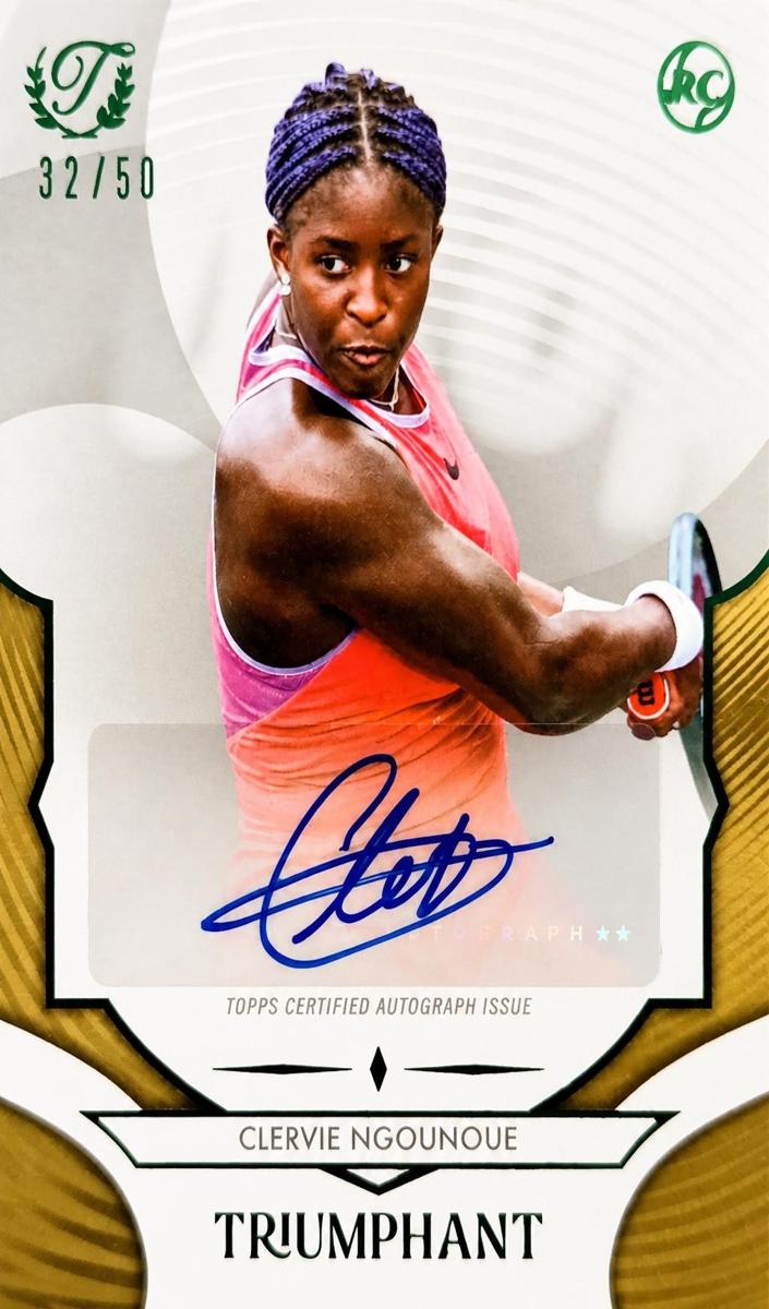 2025 Clervie Ngounoue [Grass Court Green Foil] #67-A