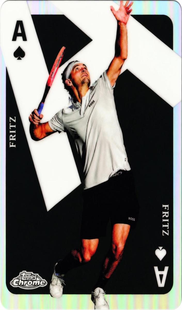 2024 Topps Chrome Aces Taylor Fritz #CAS-TF card
