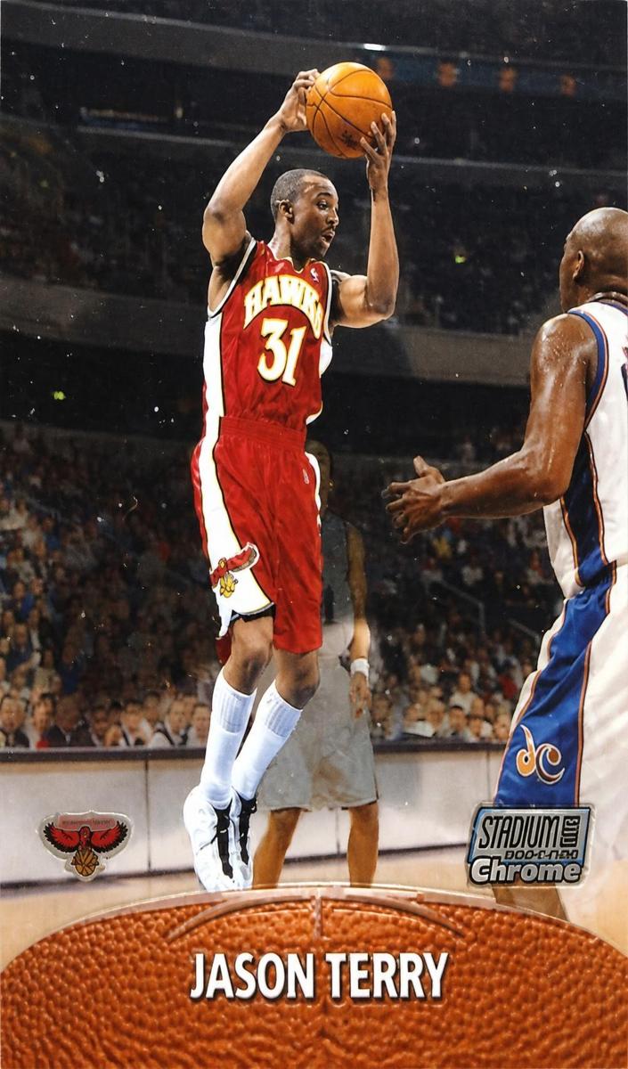 1999 Topps Stadium Club Chrome Jason Terry #141 card