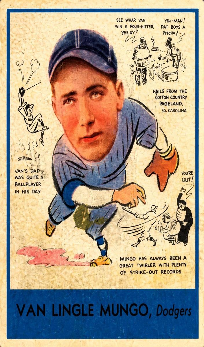 1938 Goudey Van Lingle Mungo #254 card