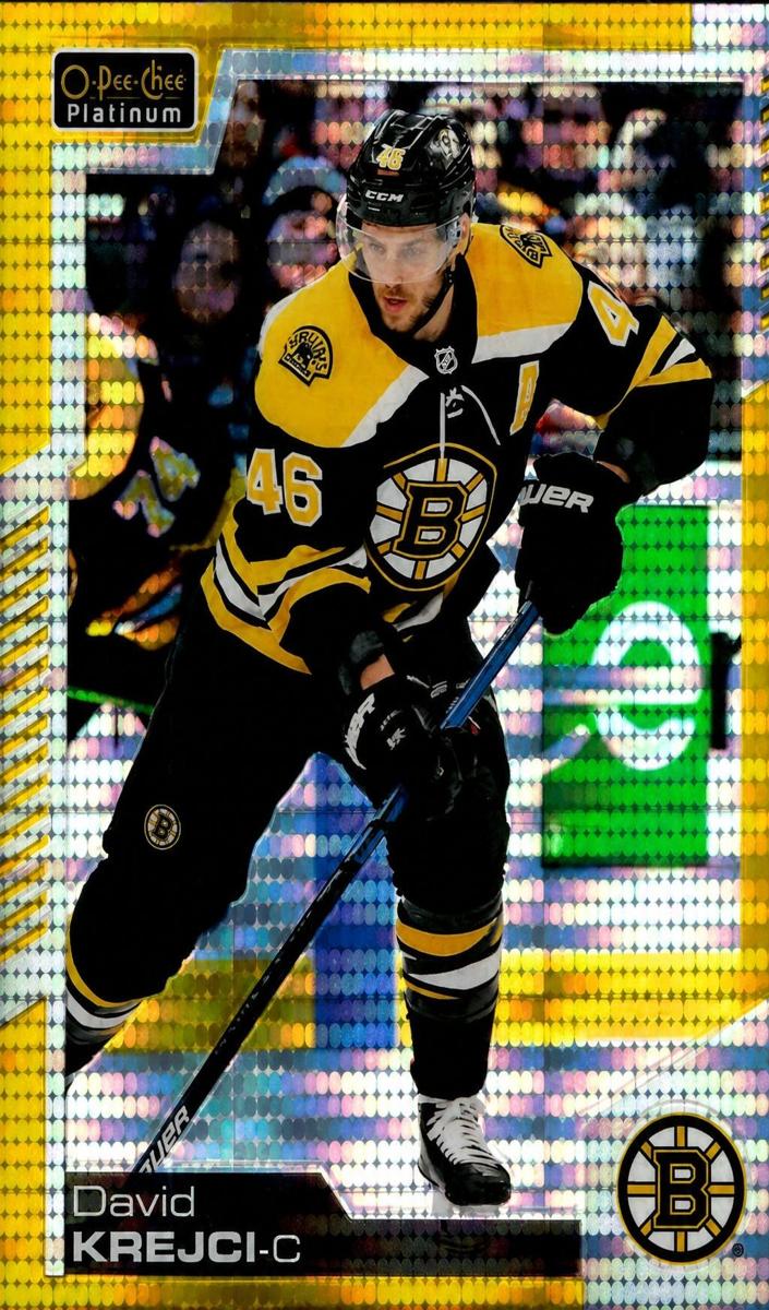 2020 O-Pee-Chee Platinum David Krejci #77 card