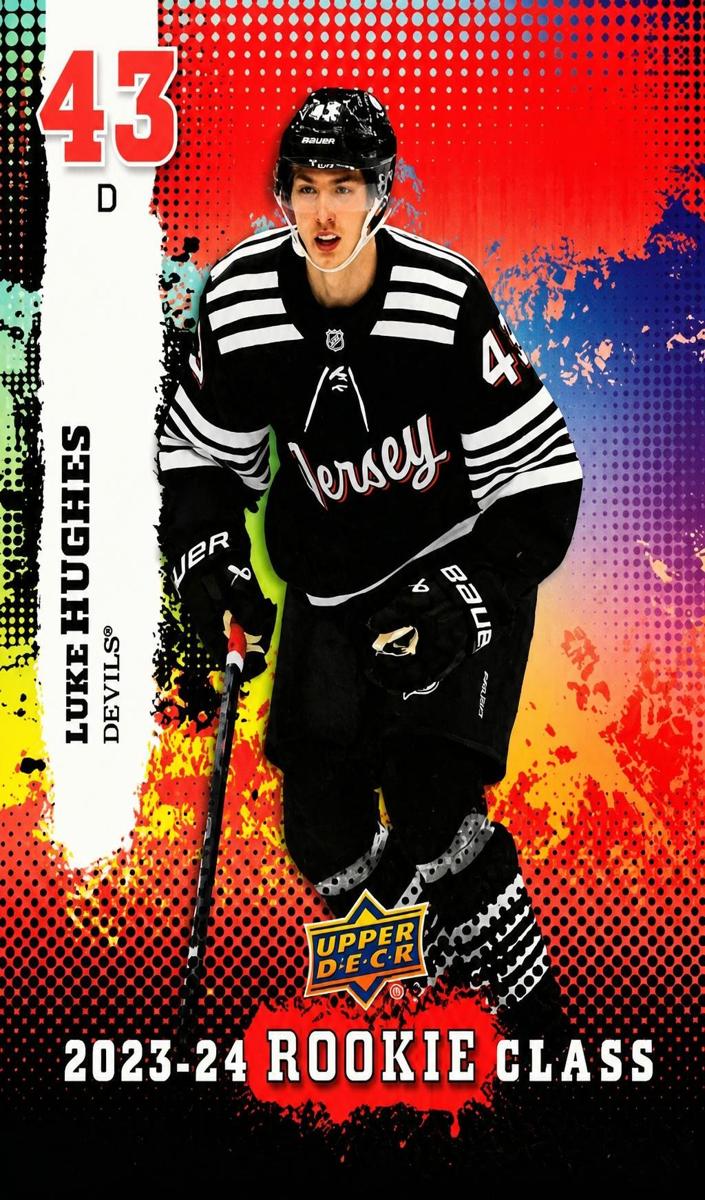 2023 Upper Deck Luke Hughes [Red] #CC-7 card
