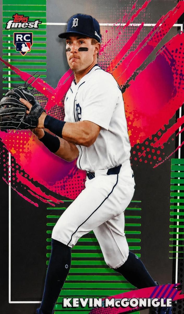 2026 Topps Finest Kevin McGonigle [Blue Refractor] #275 card
