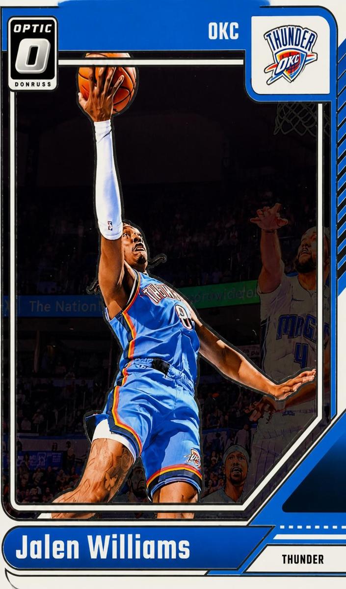 Jalen Williams 2024-25 Donruss Optic Basketball card