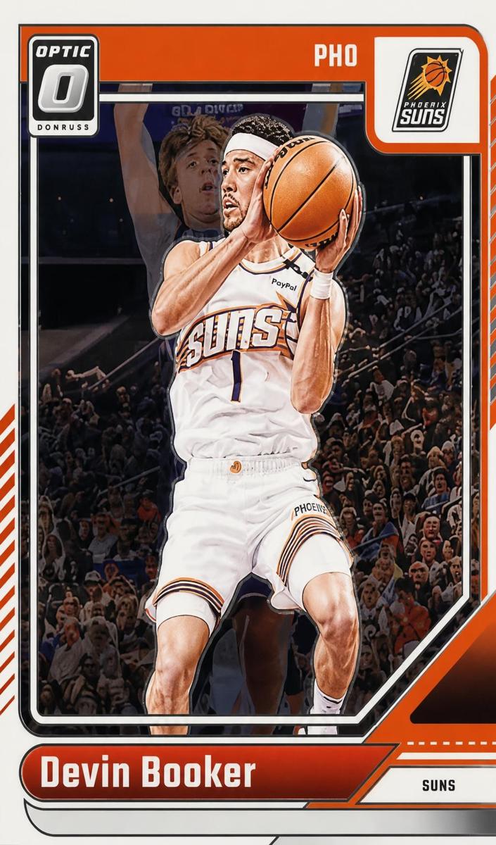 Devin Booker 2024-25 Donruss Optic Basketball card