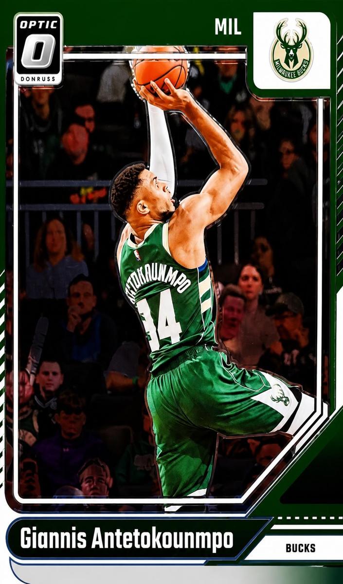 Giannis Antetokounmpo 2024-25 Donruss Optic Basketball card