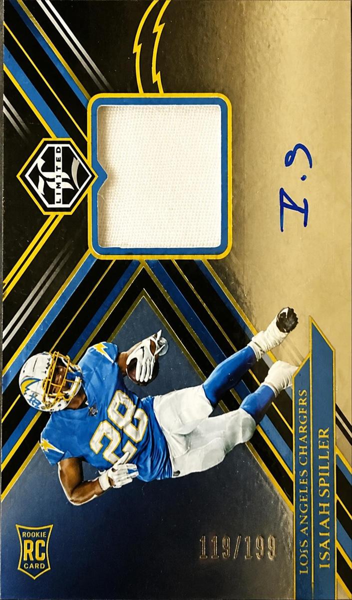 2022 Panini Limited Isaiah Spiller #109 card