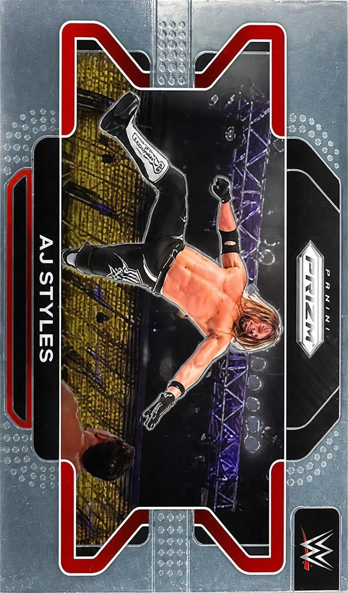 2022 Panini Prizm WWE AJ Styles #7 card