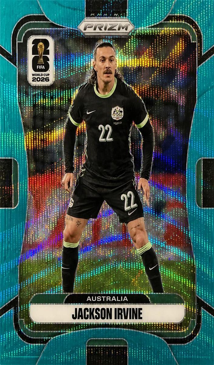 2026 Panini Prizm FIFA World Cup Jackson Irvine #136 card