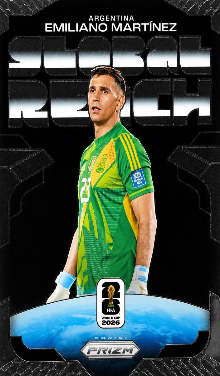 2026 Panini Prizm FIFA World Cup Emiliano Martinez #22 card