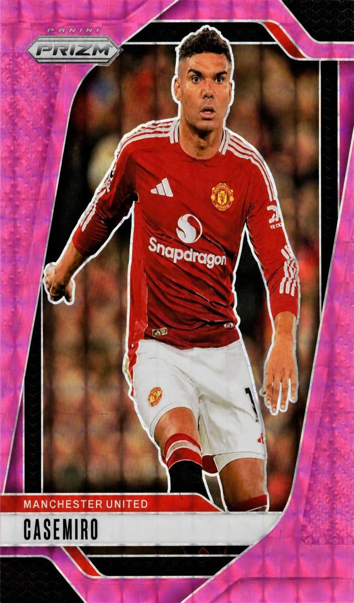 2024 Panini Prizm Premier League Casemiro [Pink Mosaic] #127 card