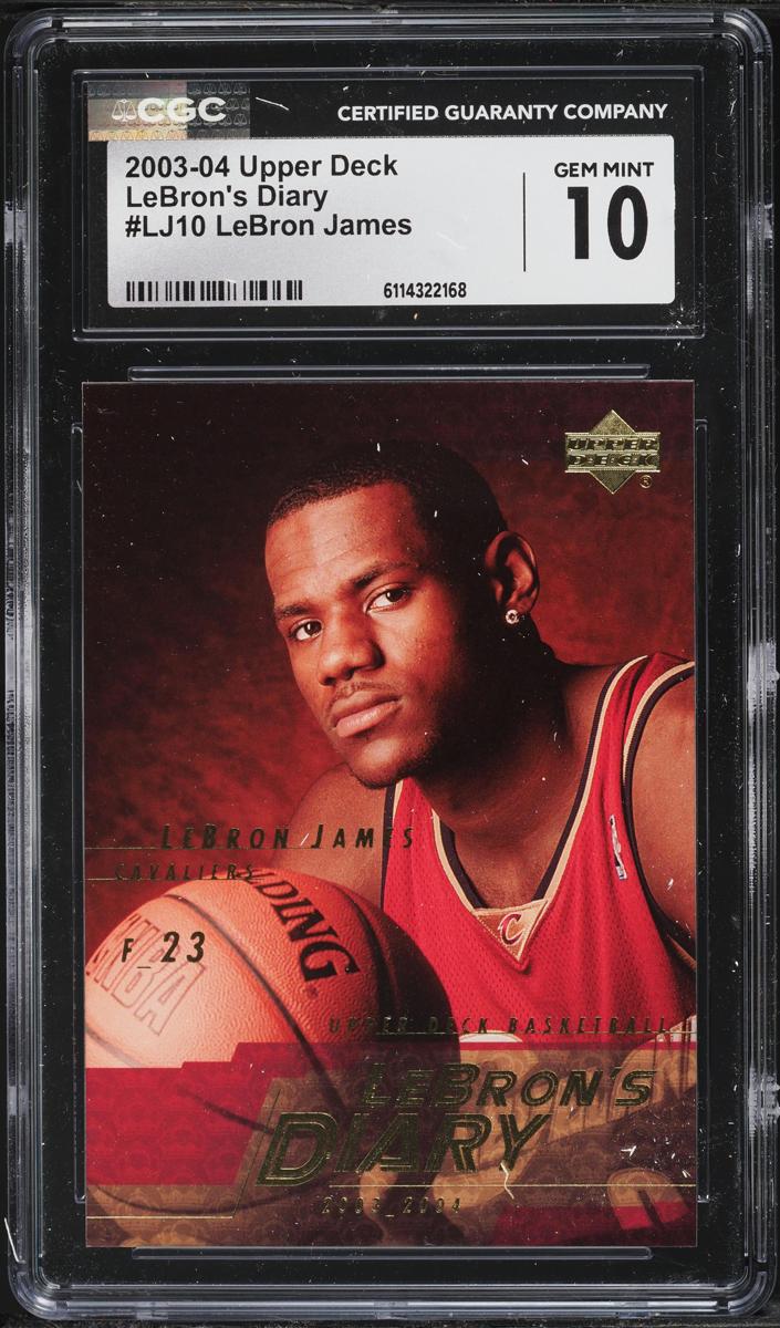 2003 Upper Deck LeBron James #LJ10 card