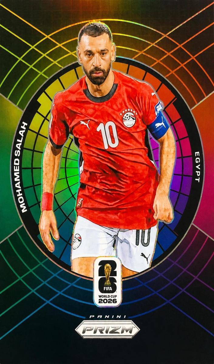 2026 Panini Prizm FIFA World Cup Mohamed Salah #4 card