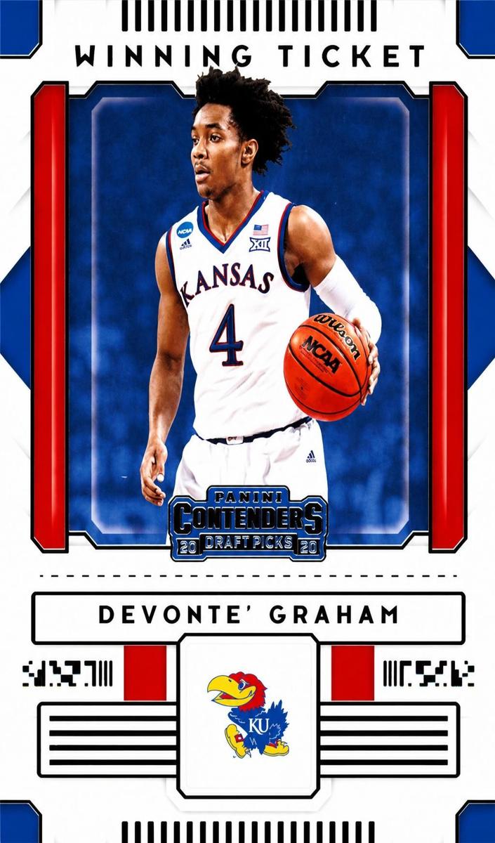 2020 Panini Contenders Draft Picks Devonte' Graham #35 card
