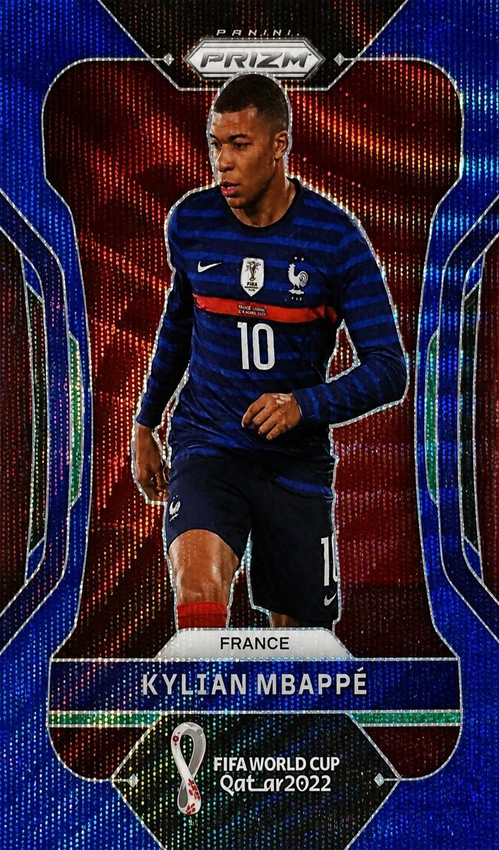 2022 Kylian Mbappe [Prizms Blue Wave] #101
