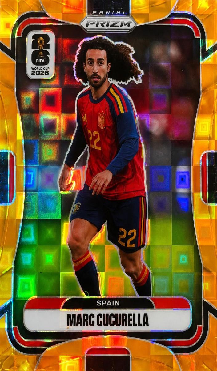2026 Panini Prizm FIFA World Cup Marc Cucurella [Orange Pandora] #74 card