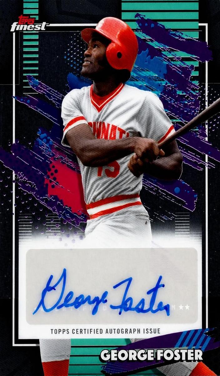 George Foster 2026 Topps Finest Baseball card