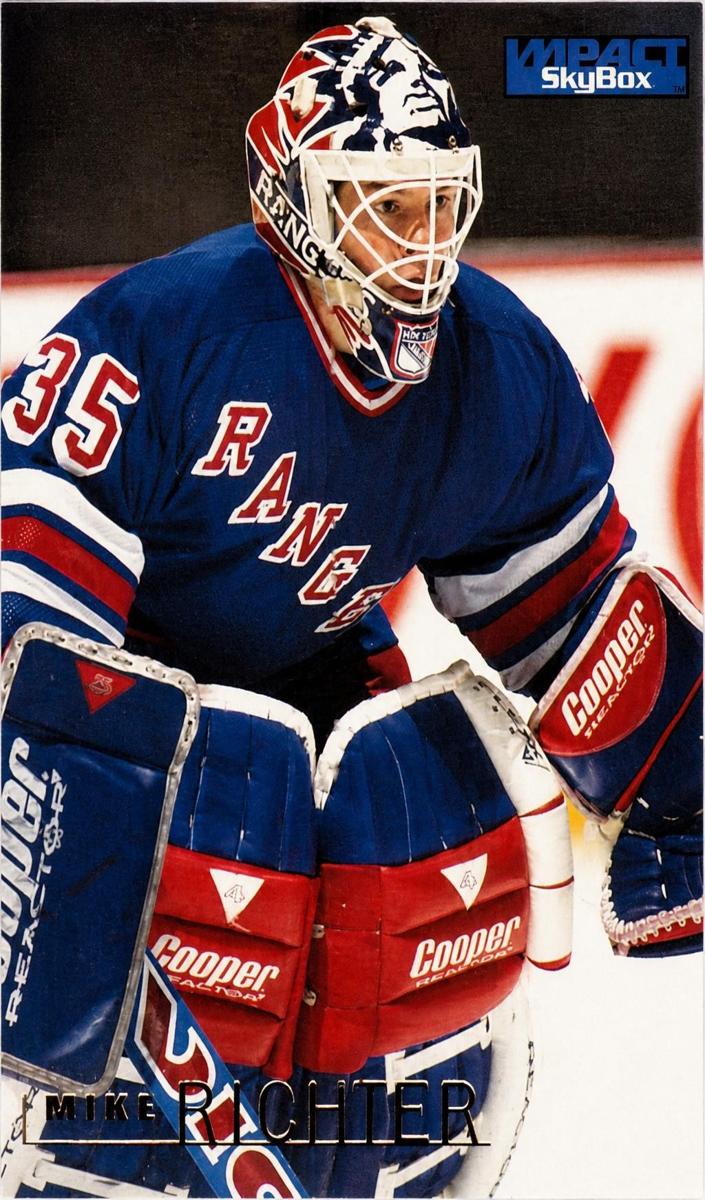 1995 Skybox Impact Mike Richter #112 card