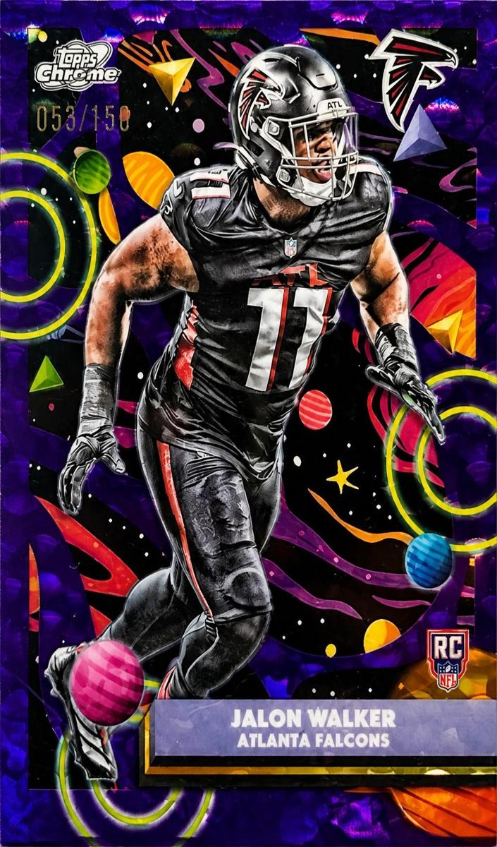 2025 Topps Cosmic Chrome Jalon Walker #104 card