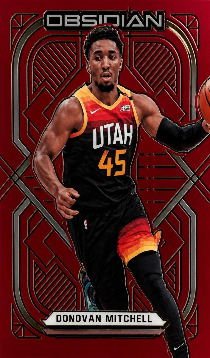 2020 Donovan Mitchell [Electric Etch Red Flood ] #122