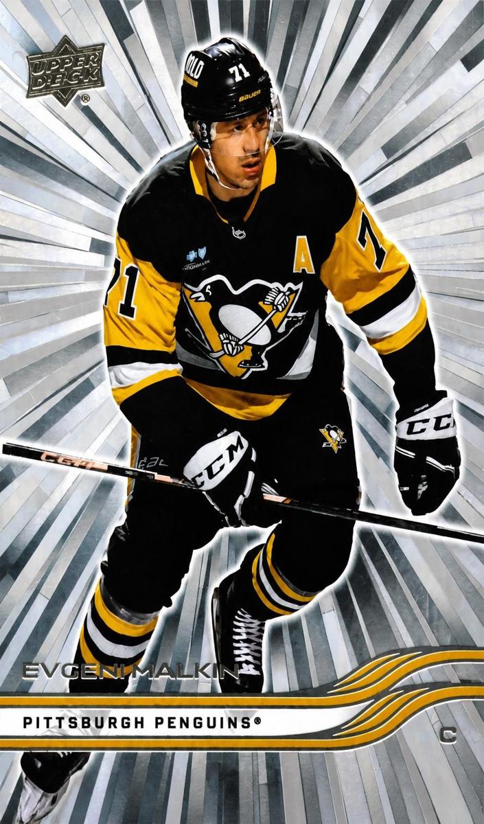 2025 Upper Deck Evgeni Malkin [Outburst Silver] #131 card