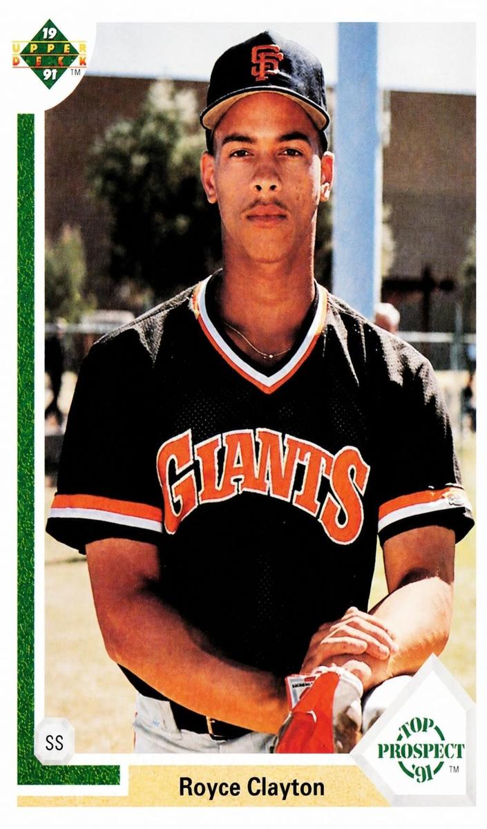 1991 Upper Deck Royce Clayton #61 card