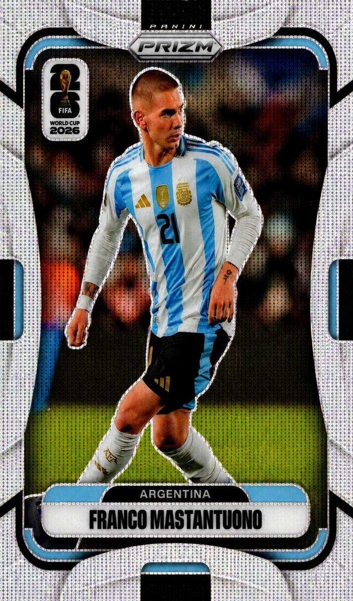 2026 Panini Prizm FIFA World Cup Franco Mastantuono #20 card