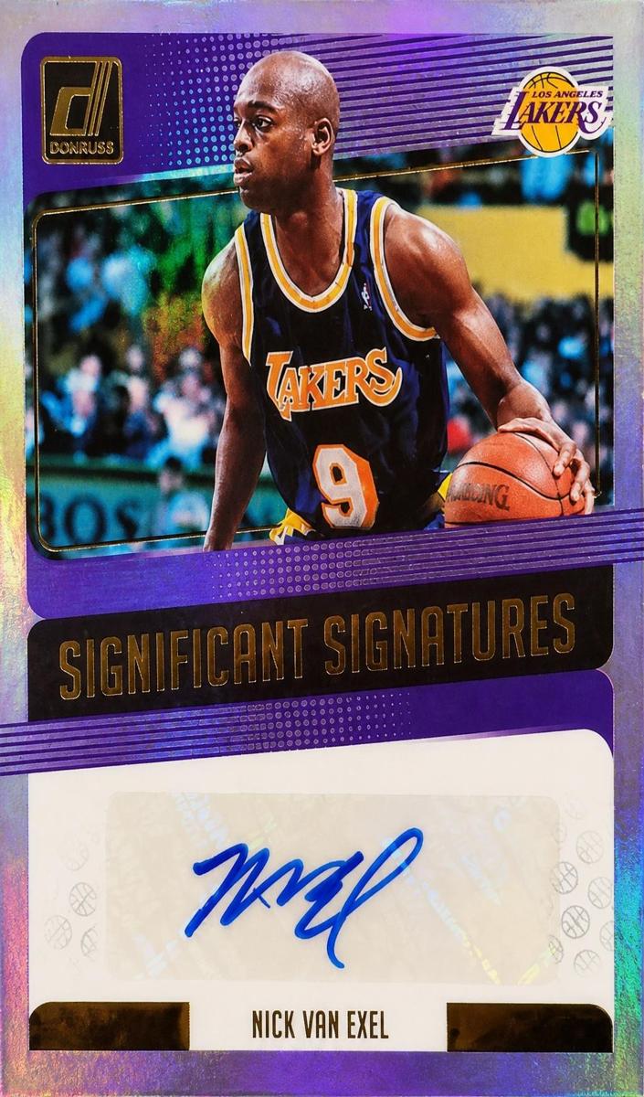 2018 Panini Donruss Nick Van Exel #SS-NVE card
