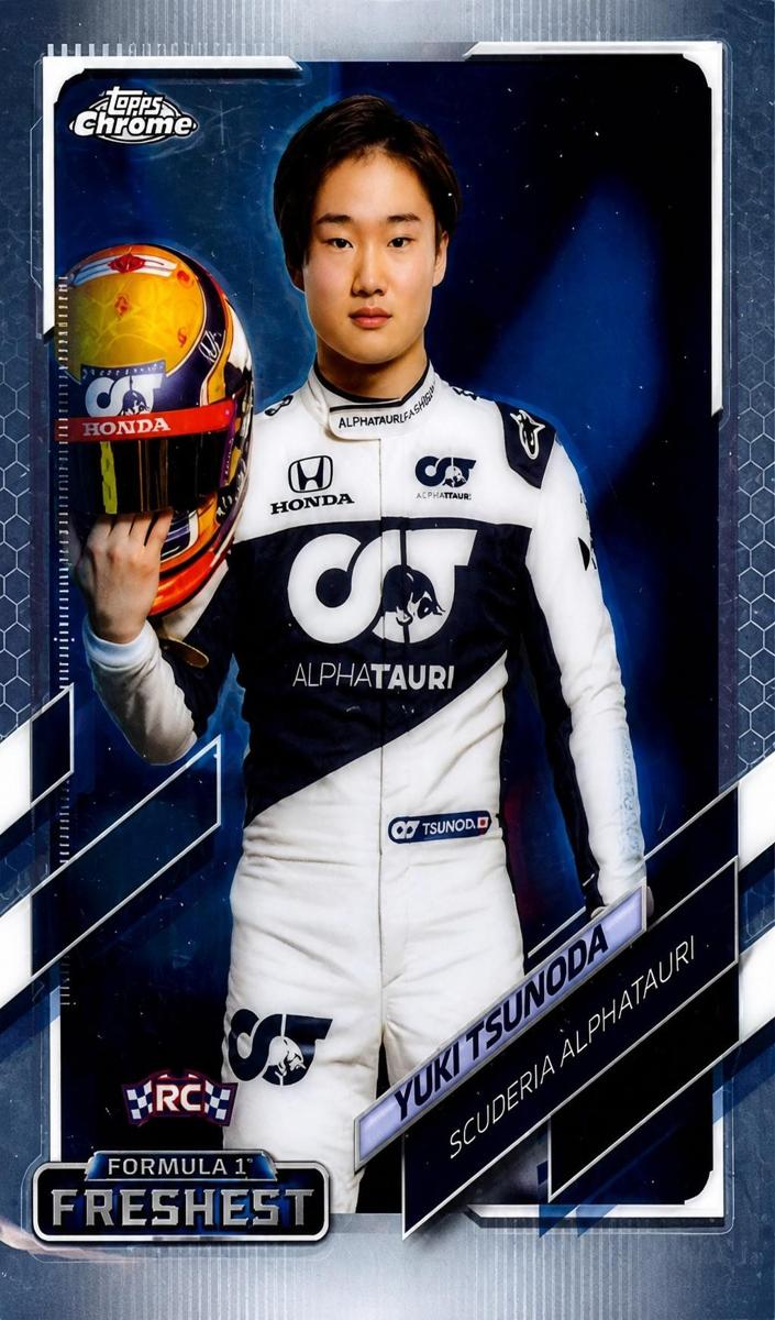 2021 Yuki Tsunoda [Refractor Green RayWave] #173