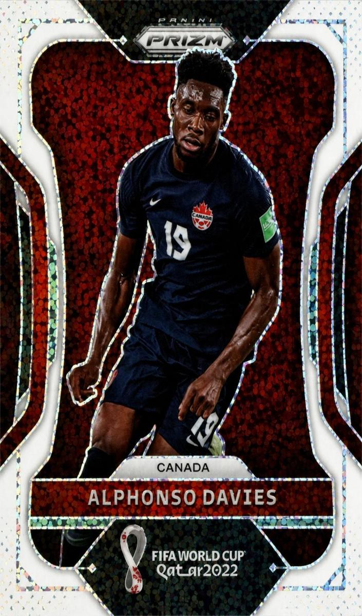 2022 Alphonso Davies [Prizms White Sparkle] #46