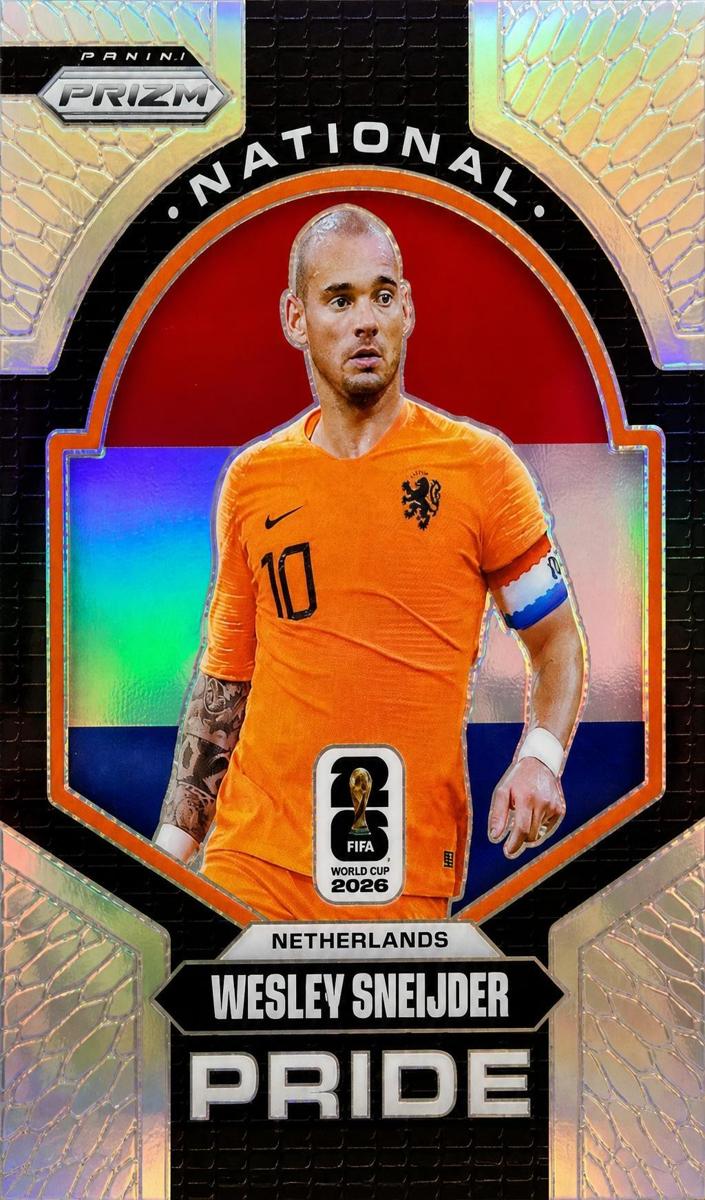 2026 Panini Prizm FIFA World Cup Wesley Sneijder #48 card