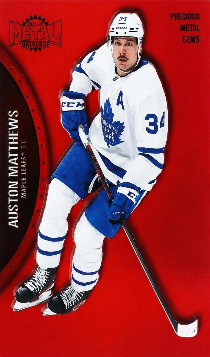 2021 Skybox Metal Universe Auston Matthews #25 card