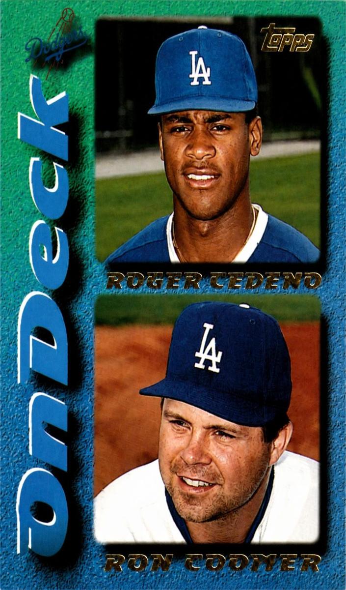 Roger Cedeno / Ron Coomer 1995 Topps Baseball