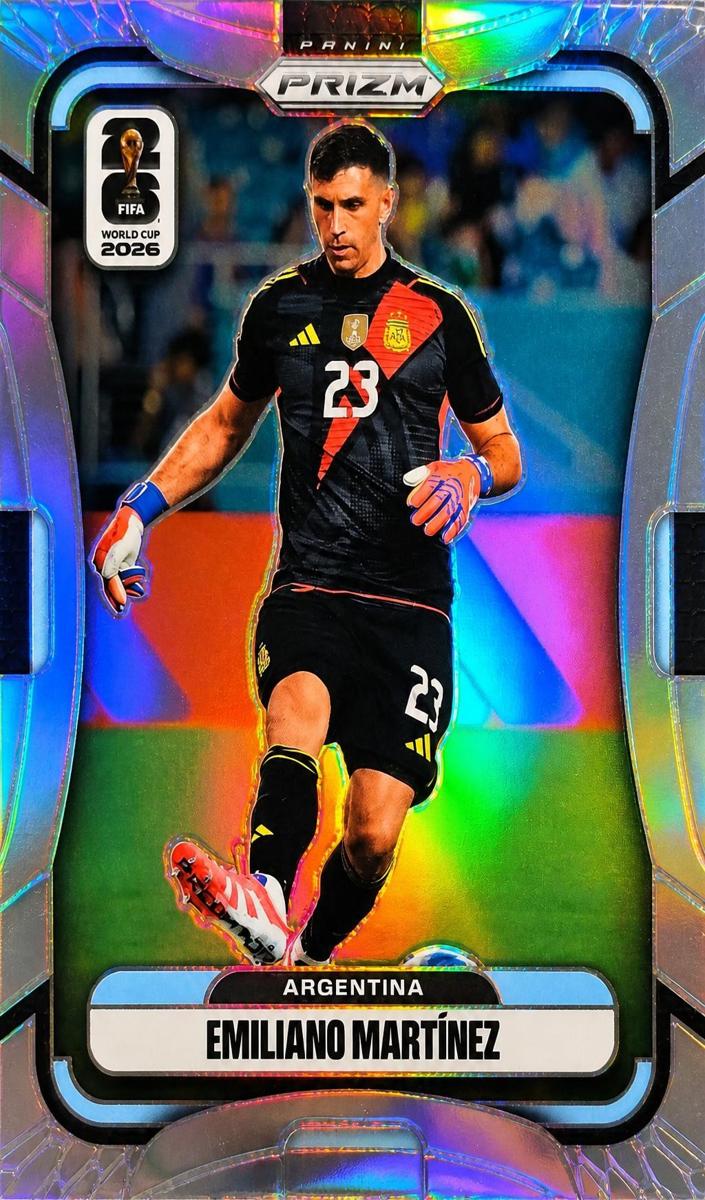 2026 Panini Prizm FIFA World Cup Emiliano Martinez [Silver] #2 card