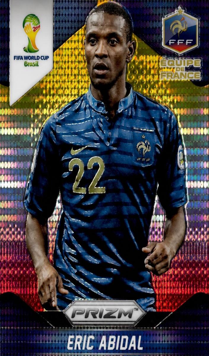 2014 Eric Abidal [Yellow and Red Pulsar] #76