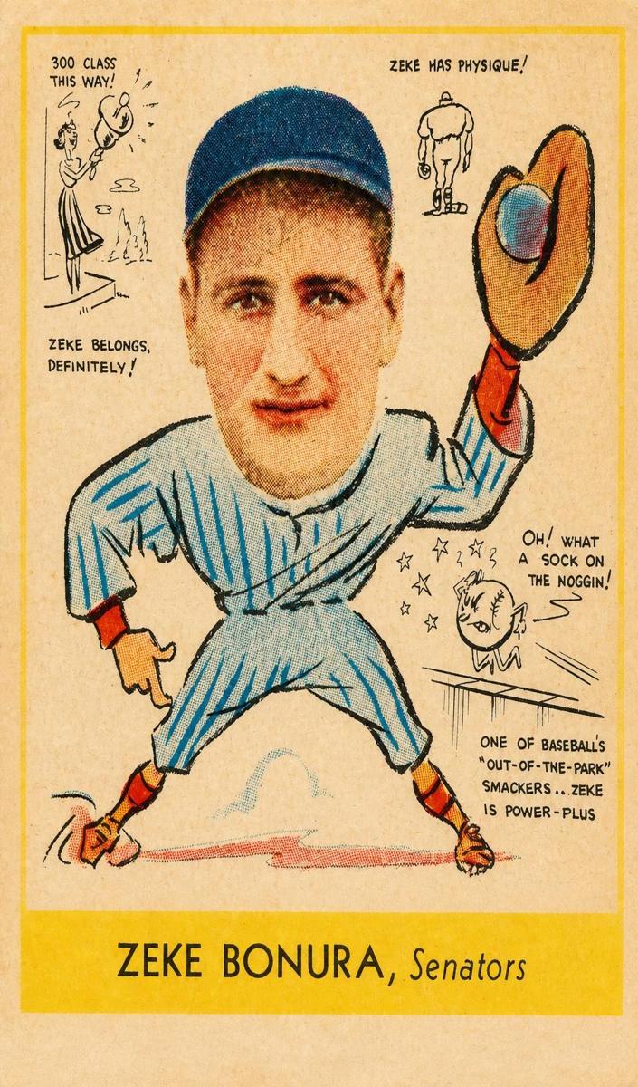 1938 Goudey Zeke Bonura #276 card