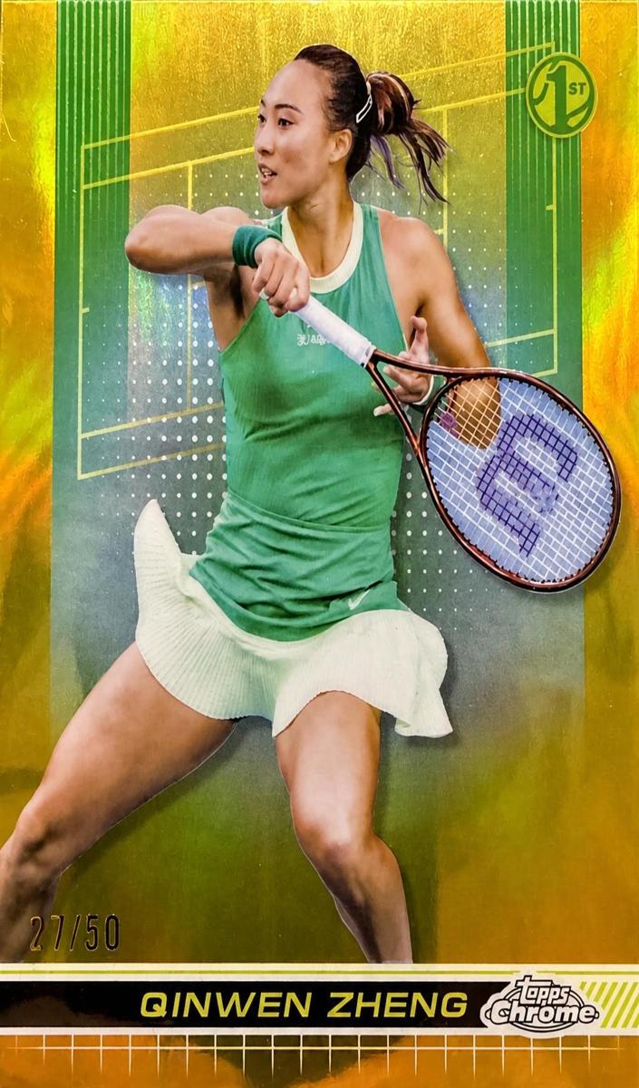 2024 Topps Chrome Qinwen Zheng #119 card