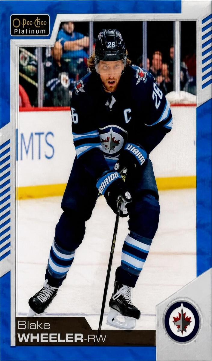 2020 O-Pee-Chee Platinum Blake Wheeler [Cosmic] #80 card