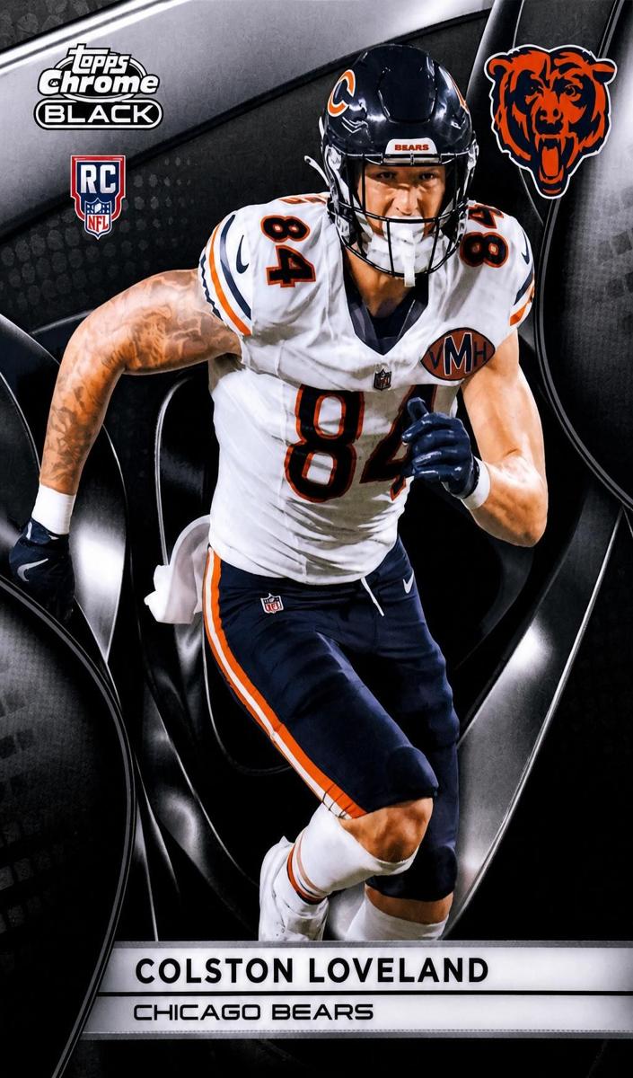 2025 Topps Chrome Black Colston Loveland [Refractor] #106 card