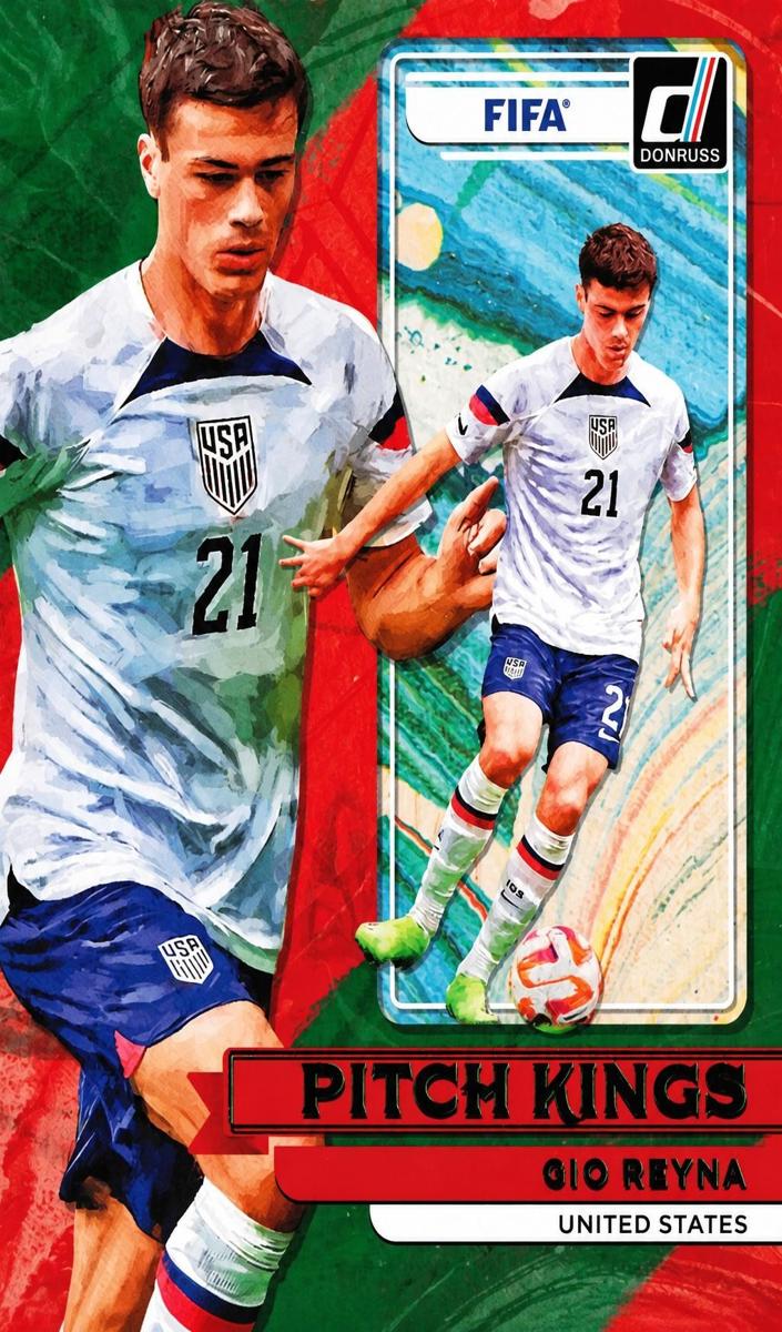 2022 Panini Donruss Gio Reyna #25 card