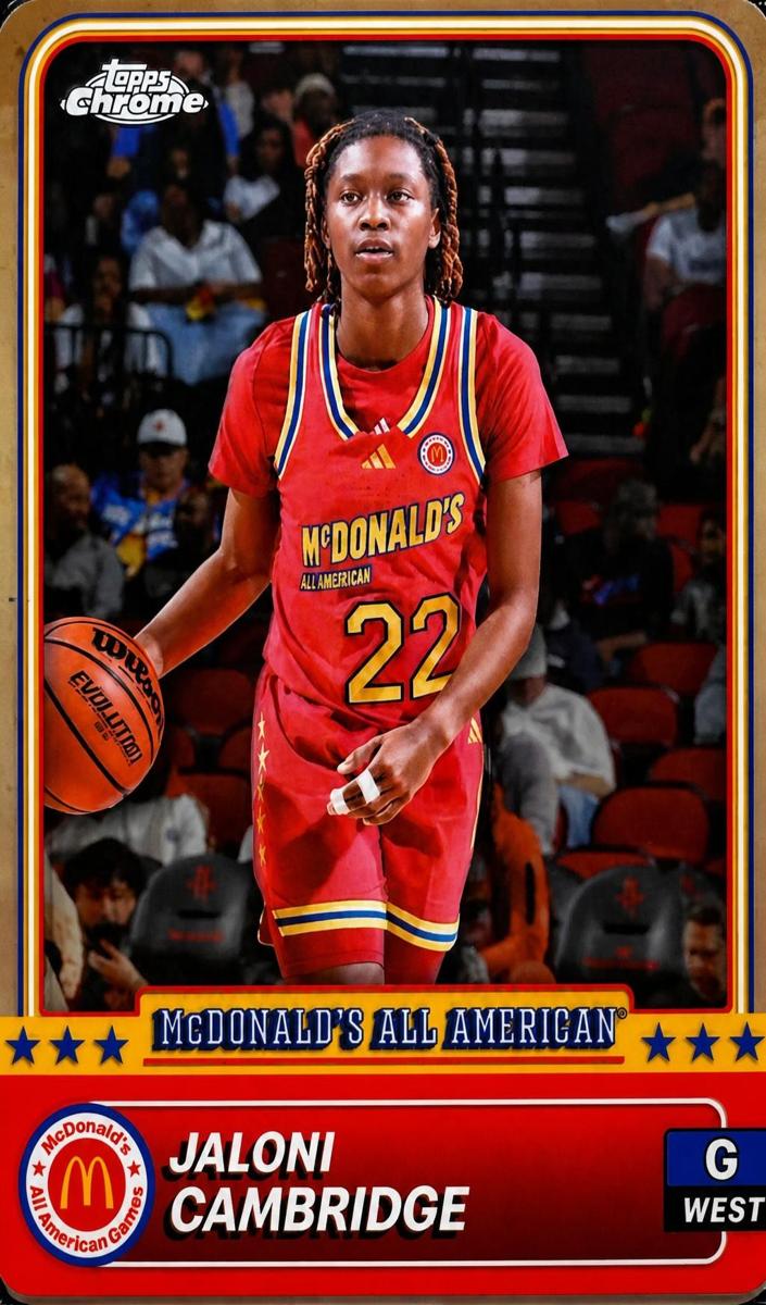 2024 Topps Chrome McDonald's All American Jaloni Cambridge #14 card