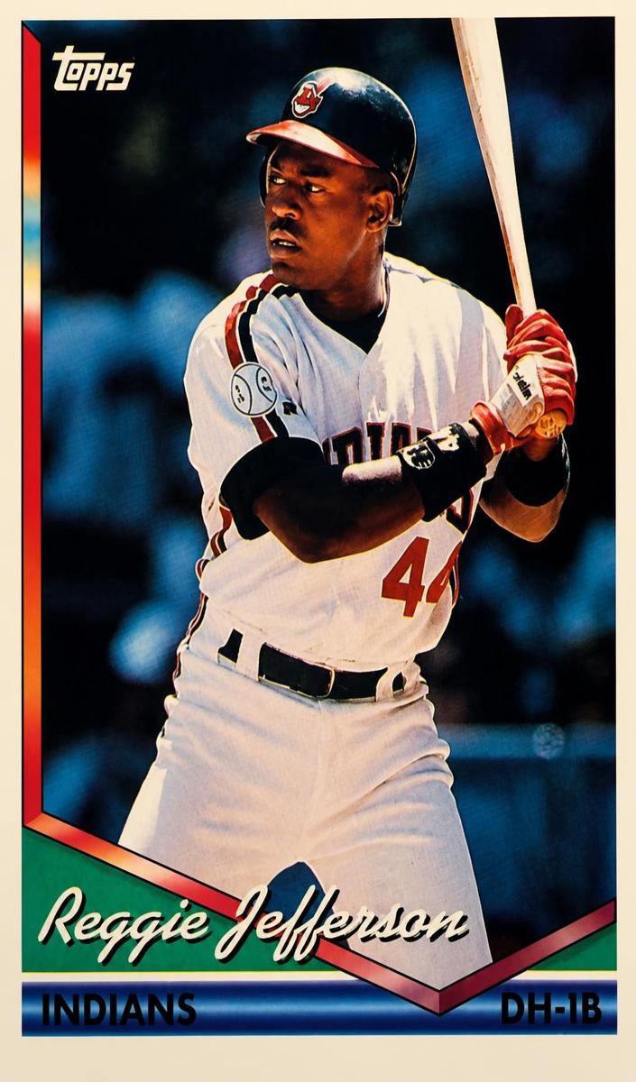 1994 Topps Reggie Jefferson #121 card