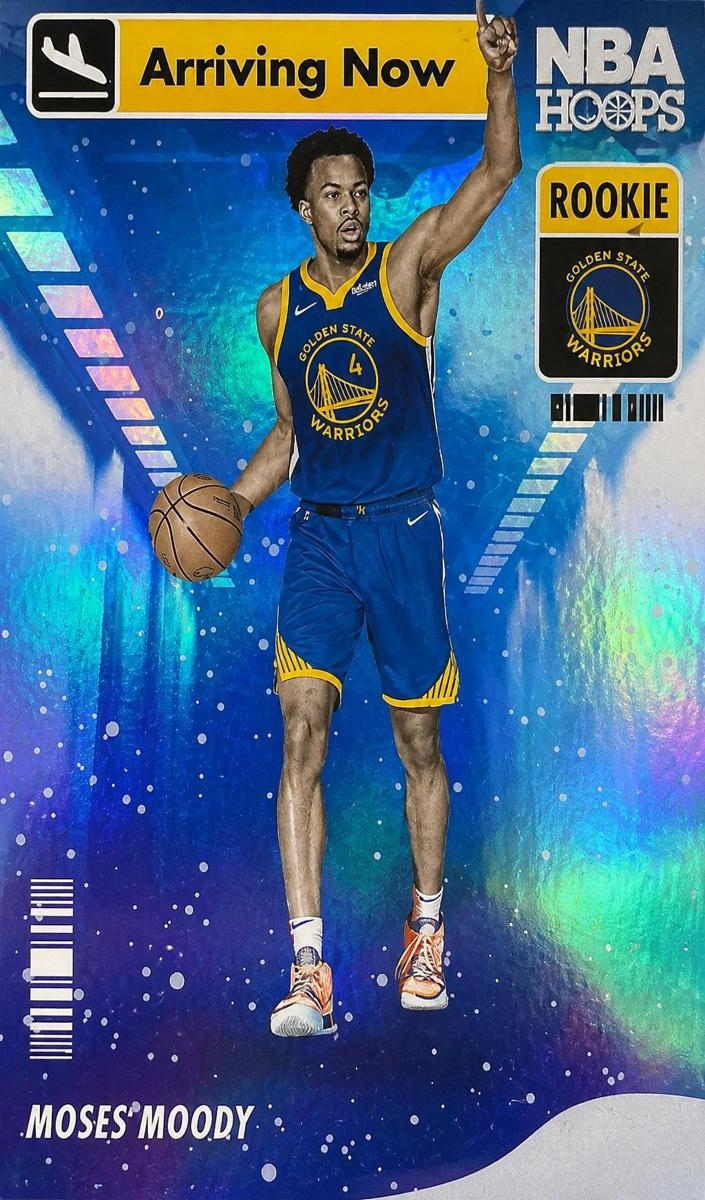 2021 Panini Hoops Moses Moody #20 card