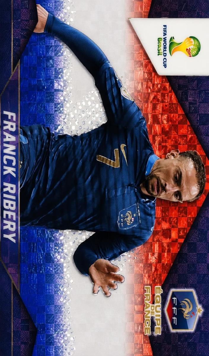 2014 Franck Ribery [Red White and Blue Plaid] #81