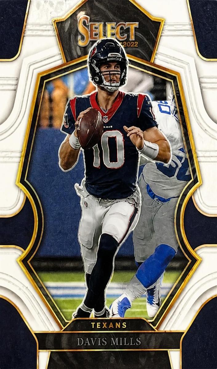 2022 Panini Select Davis Mills #139 card